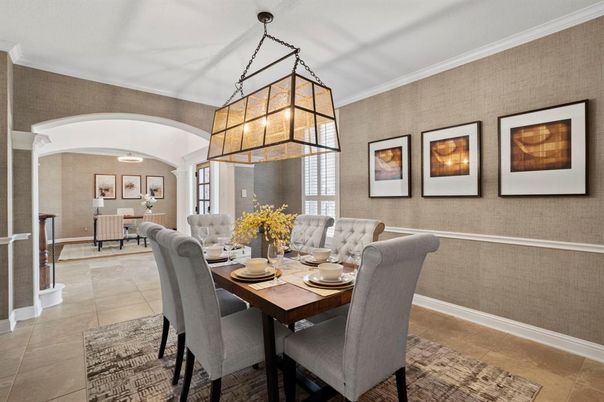 Dining room, Interior, Pendant Lights