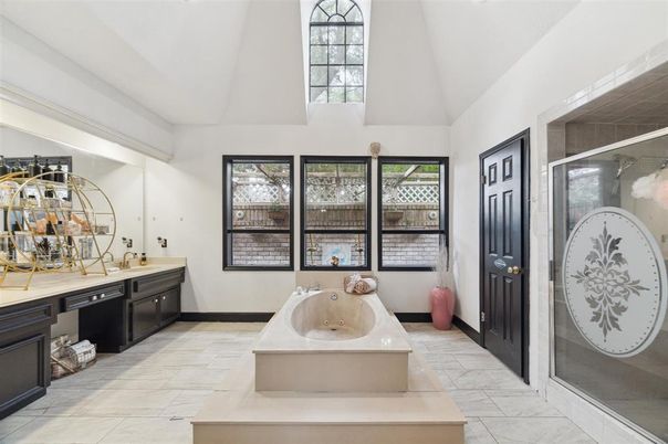 Bathroom, Dual Sink Vanities, Interior, Marble