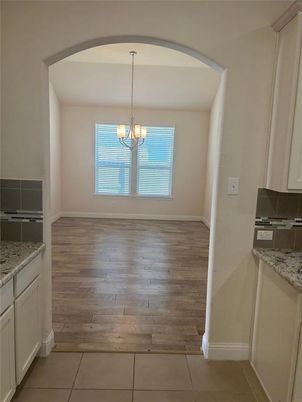 Chandelier, Empty room, Interior, Wood Texture Flooring