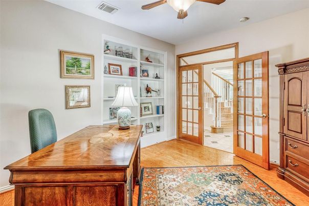 Home Office, Interior, Wood Texture Flooring
