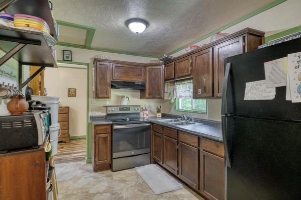 Interior, Kitchen, Wood Texture Flooring