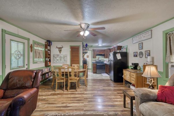 Dining room, Interior, Kitchen, Living room, Wood Texture Flooring
