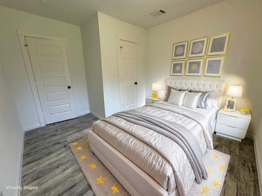 Bedroom, Interior, Wood Texture Flooring