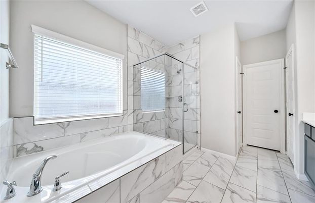Bathroom, Glass Shower, Interior, Marble, Marble Walls