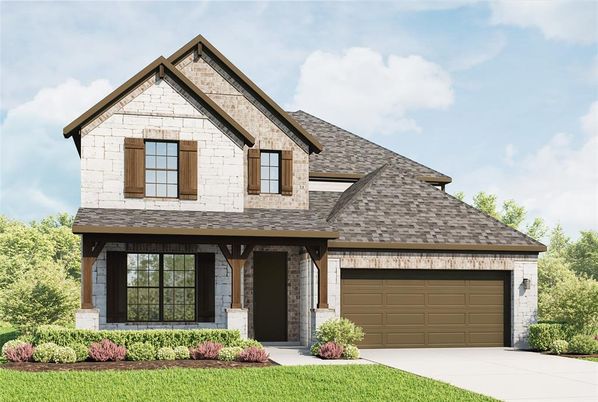 Attached, Exterior, Facade, Brick Traditional