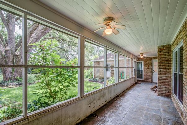 Interior, Stone Walls, Sun Room