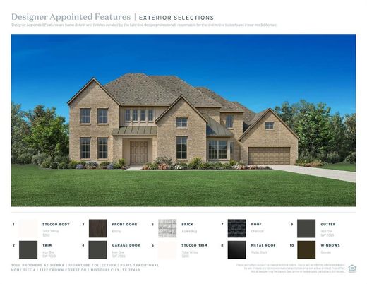Attached, Exterior, Facade, Brick Traditional