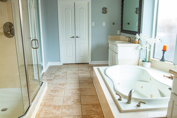 Bathroom, Glass Shower, Interior