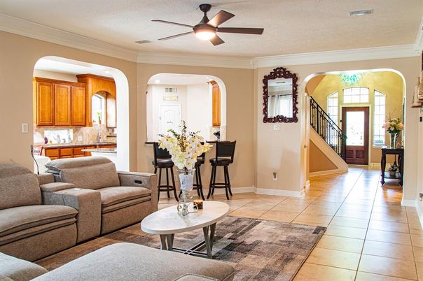 Interior, Kitchen, Living room