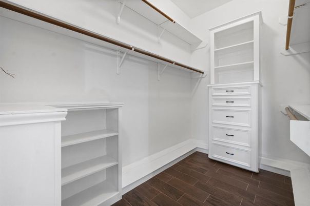 Interior, Walk-in Closets, Wood Texture Flooring