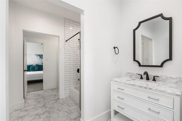 Bathroom, Dual Sink Vanities, Interior, Marble