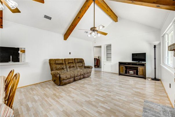 Fireplace, Interior, Wooden Beams, Wood Texture Flooring