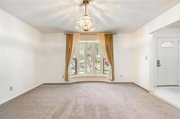 Chandelier, Empty room, Interior