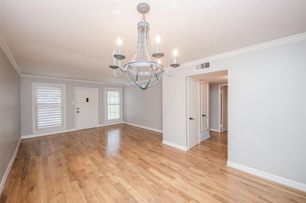 Chandelier, Empty room, Interior, Wood Texture Flooring