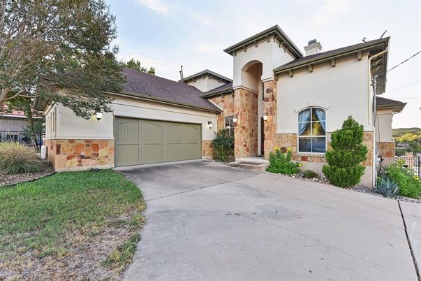 Attached, Backyard, Exterior, Facade, Mediterranean