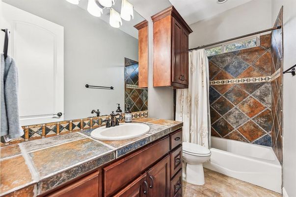 Bathroom, Interior, Tile Countertops