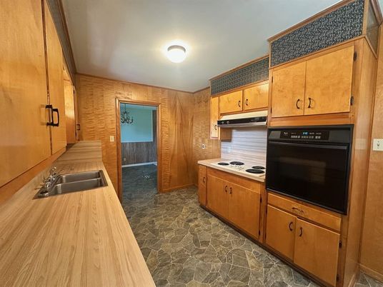 Interior, Kitchen, Wooden Walls