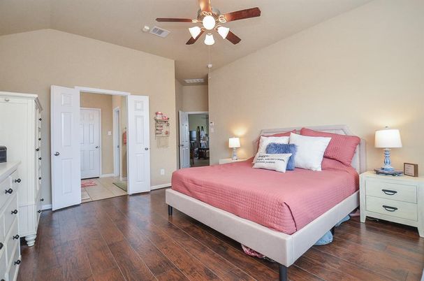 Bedroom, Interior, Wood Texture Flooring