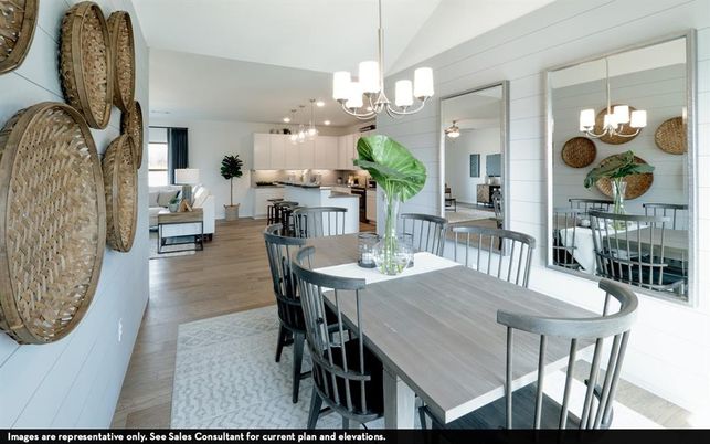 Chandelier, Dining room, Interior, Kitchen, Pendant Lights, Wood Texture Flooring
