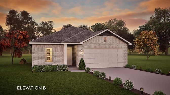 Attached, Exterior, Facade, Brick Traditional