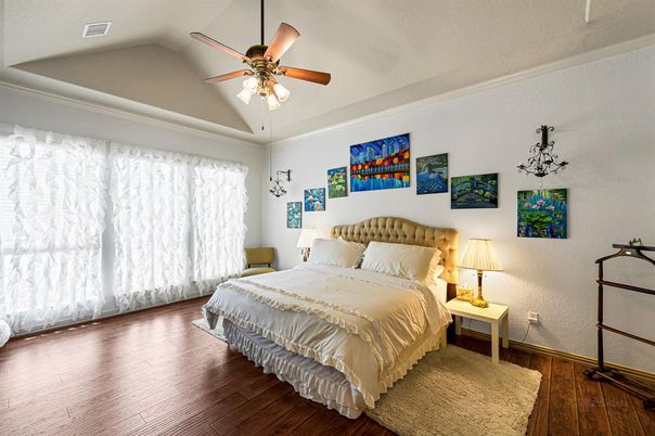 Bedroom, Interior, Wood Texture Flooring