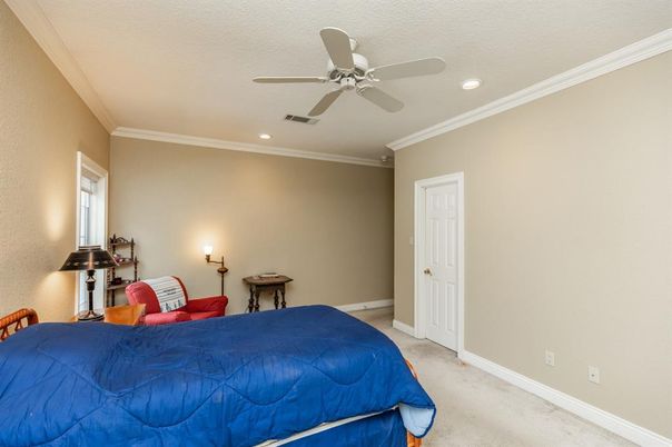 Bedroom, Interior, Recessed Lighting