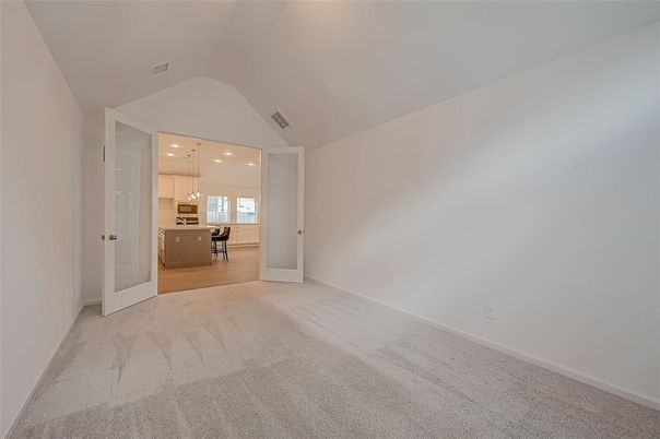 Empty room, Interior, Kitchen, Pendant Lights, Recessed Lighting