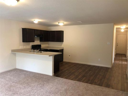 Interior, Kitchen, Wood Texture Flooring