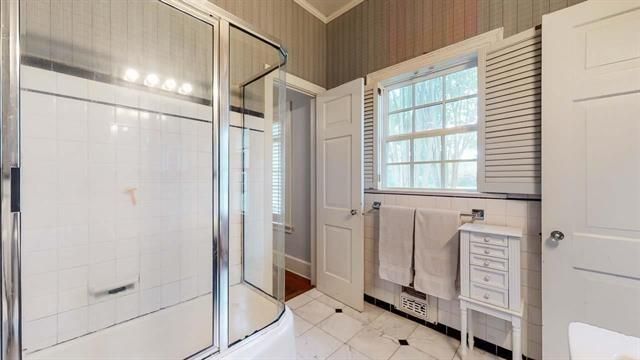 Bathroom, Glass Shower, Interior