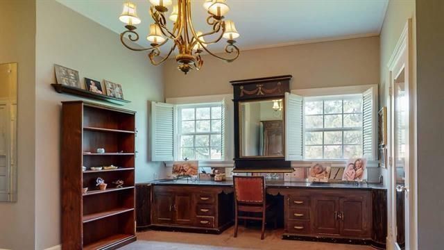 Bathroom, Chandelier, Interior