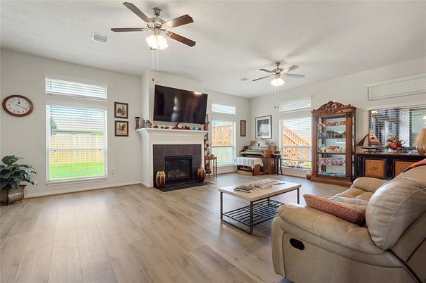 Fireplace, Interior, Living room, Piano, Wood Texture Flooring