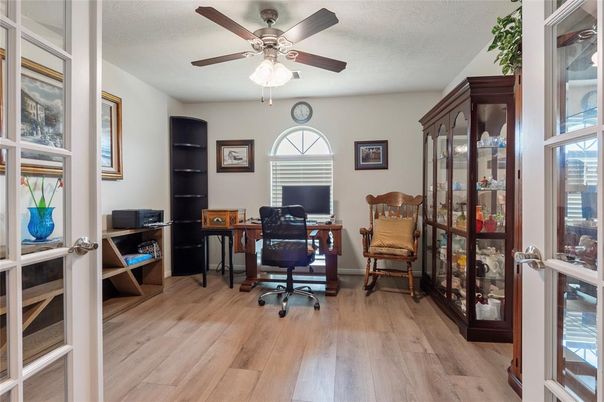 Home Office, Interior, Wood Texture Flooring