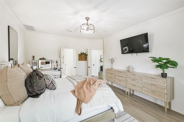 Bedroom, Interior, Wood Texture Flooring
