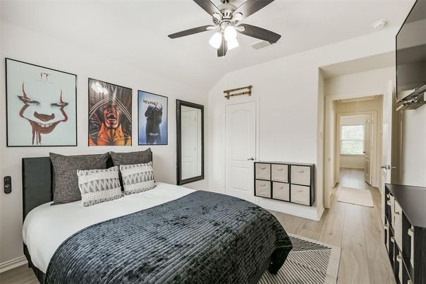 Bedroom, Interior, Wood Texture Flooring