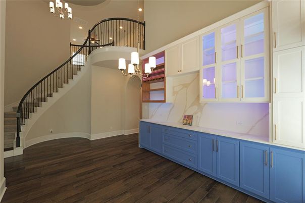 Chandelier, Interior, Pendant Lights, Recessed Lighting, Wood Texture Flooring