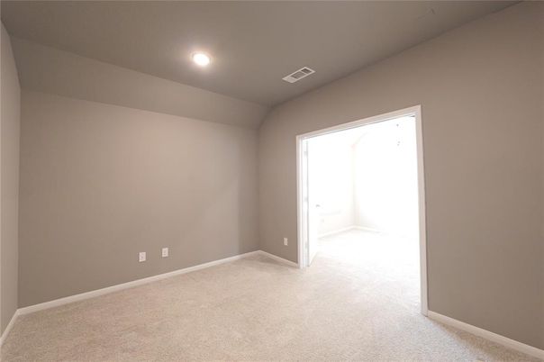 Empty room, Interior, Recessed Lighting