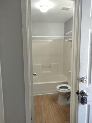Bathroom, Interior, Walk-in Closets, Wood Texture Flooring