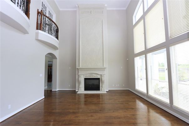 Fireplace, Interior, Wood Texture Flooring