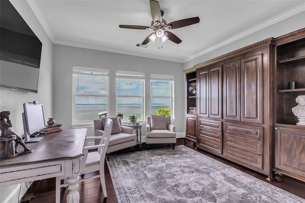 Home Office, Interior, Water, Wood Texture Flooring