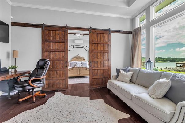 Home Office, Interior, Water, Wood Texture Flooring