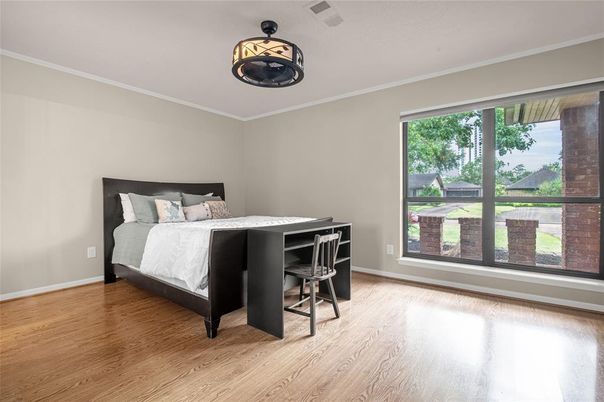 Bedroom, Interior, Wood Texture Flooring