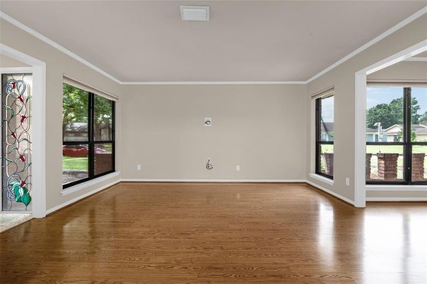 Empty room, Interior, Wood Texture Flooring