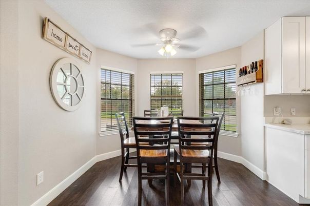 Dining room, Interior, Wood Texture Flooring