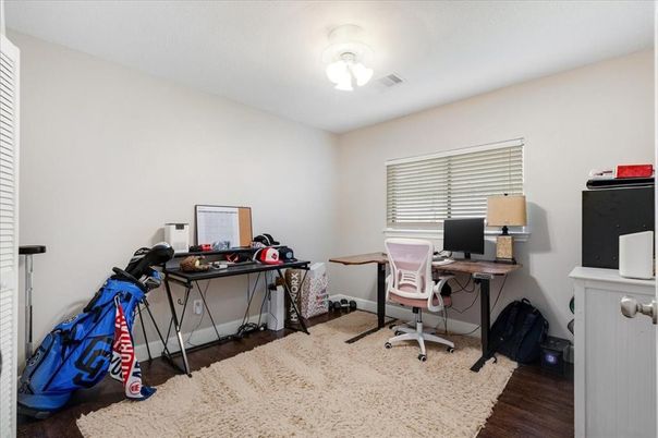Home Office, Interior, Wood Texture Flooring