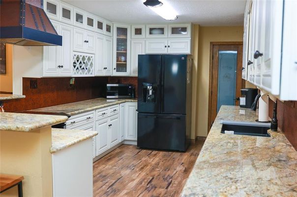 Interior, Kitchen, Wood Texture Flooring