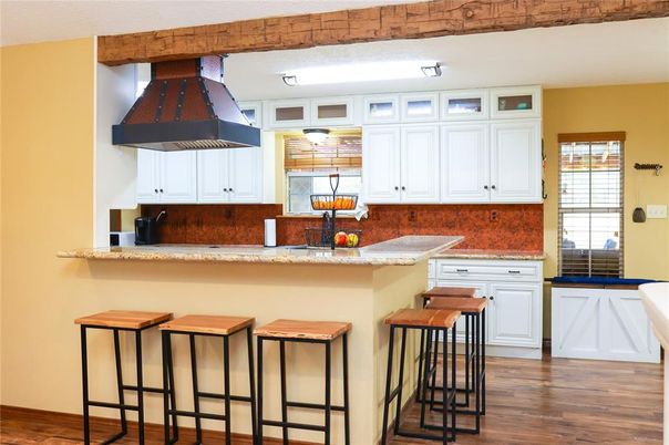 Interior, Kitchen, Wood Texture Flooring