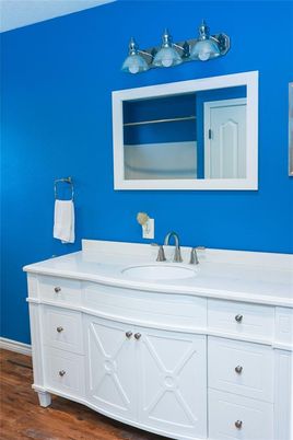 Bathroom, Interior, Wood Texture Flooring