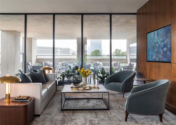 Interior, Living room, Water, Wooden Walls