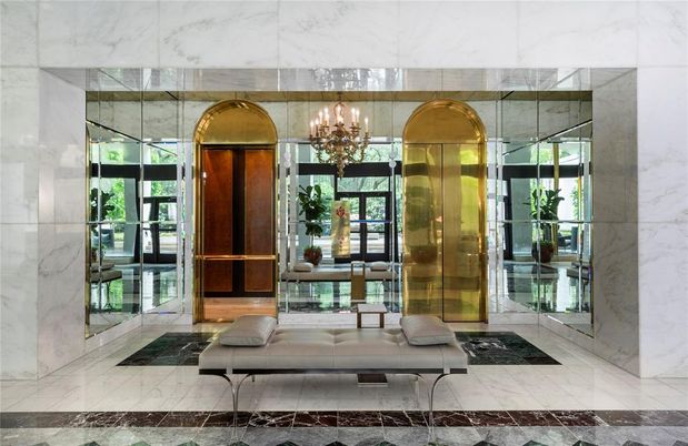 Chandelier, Interior, Marble, Marble Walls