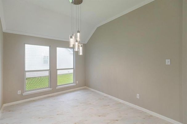 Empty room, Interior, Marble, Pendant Lights